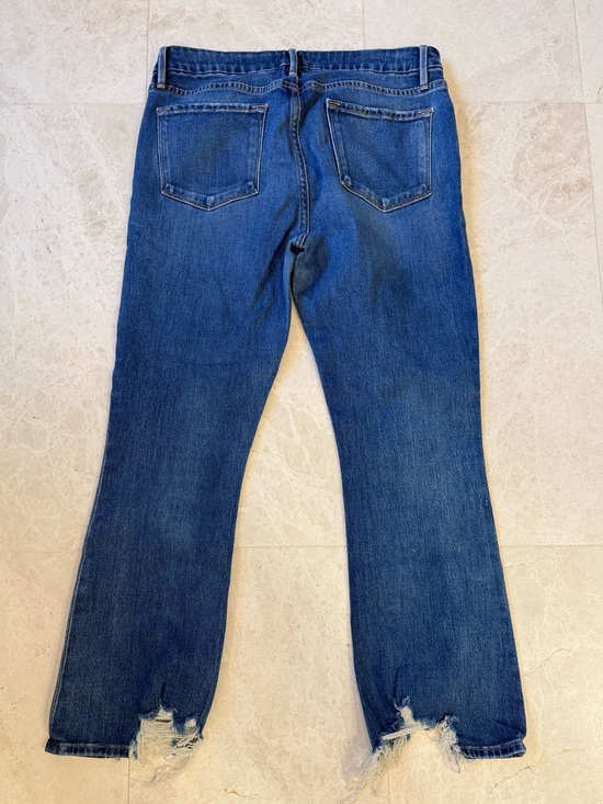 Frame Denim Denim - Frame Denim Blue Le Crop Mini Boot Jeans